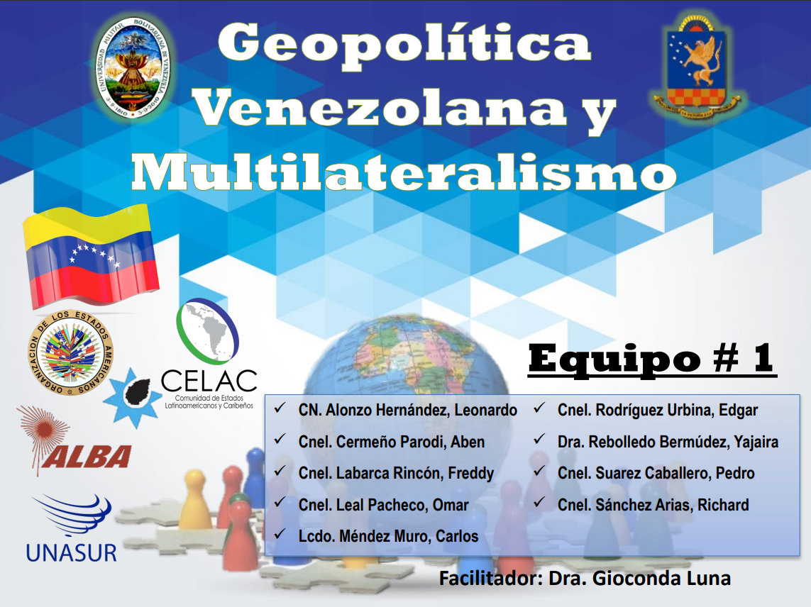 Portada de Geopolítica Venezolana y Multilateralismo